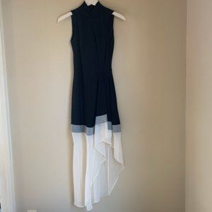 Theory High-Low Color Block Dress Size 00